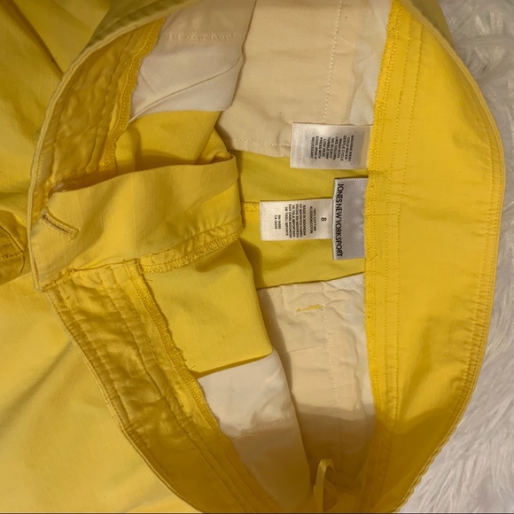 Jones New York Sport  yellow Capris - Picture 7 of 12